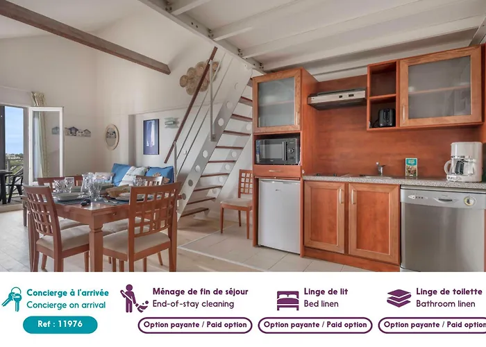 Apartman Duplex Avec Balcon, Piscine Et Acces Pour 4